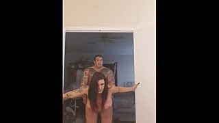 Titties swinging as Momma gets pounded